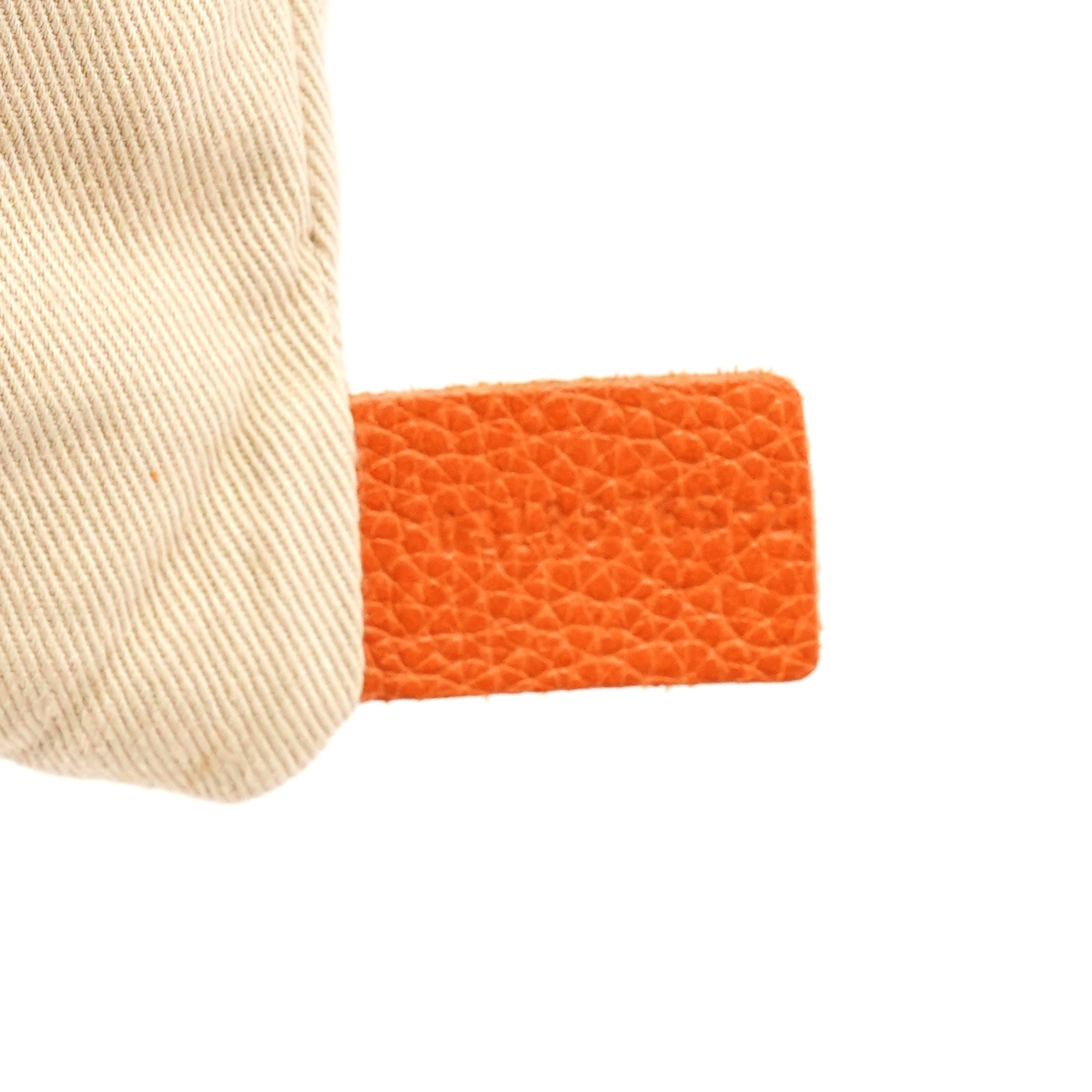 Orange Leather Paraty 2-Way Bag