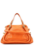 Orange Leather Paraty 2-Way Bag