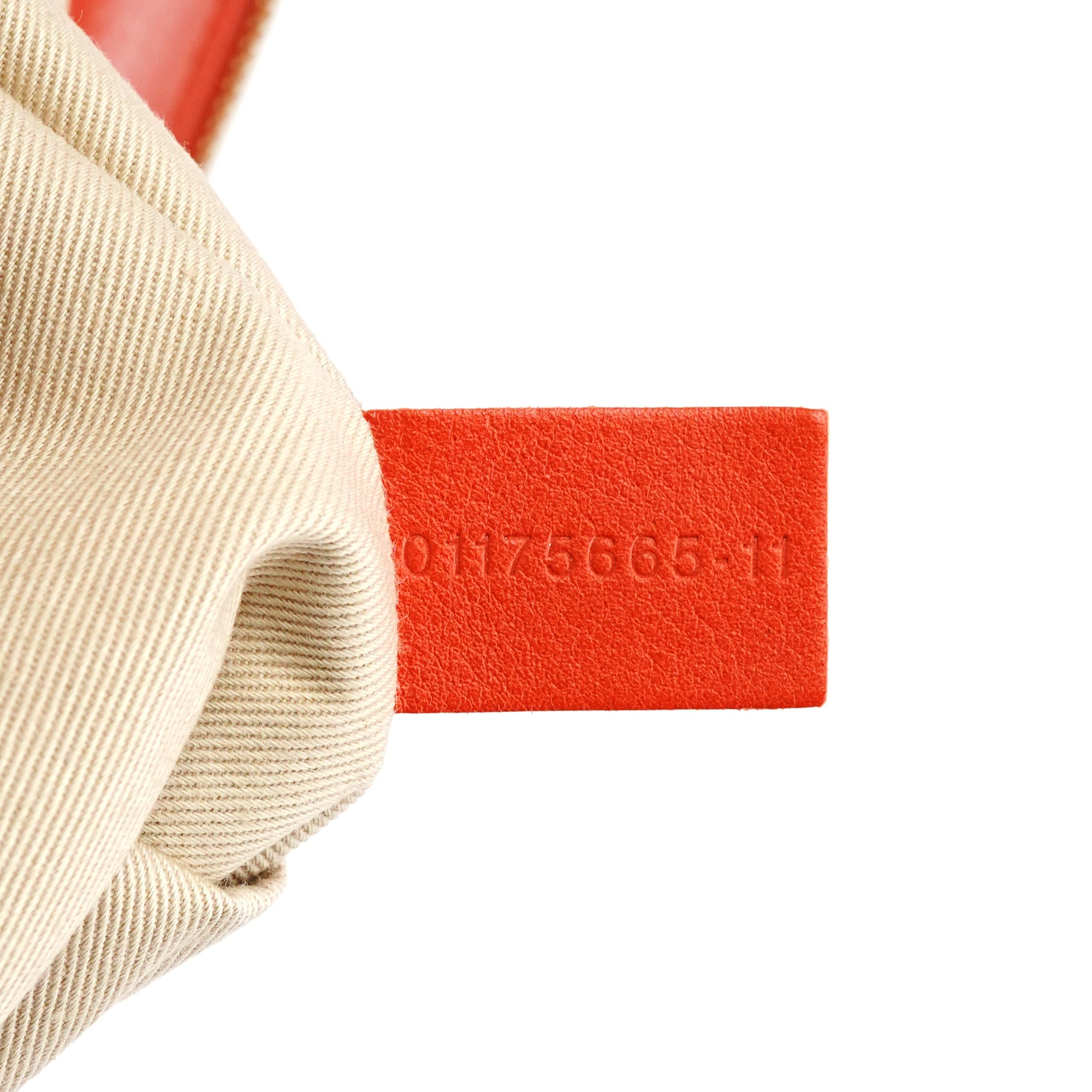 Orange Leather Suede 2-Way Bag
