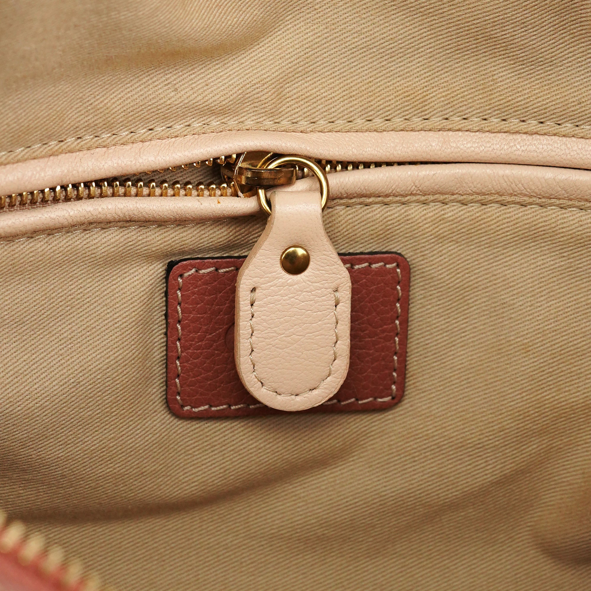 Pale Pink Leather Paraty 2-Way Bag