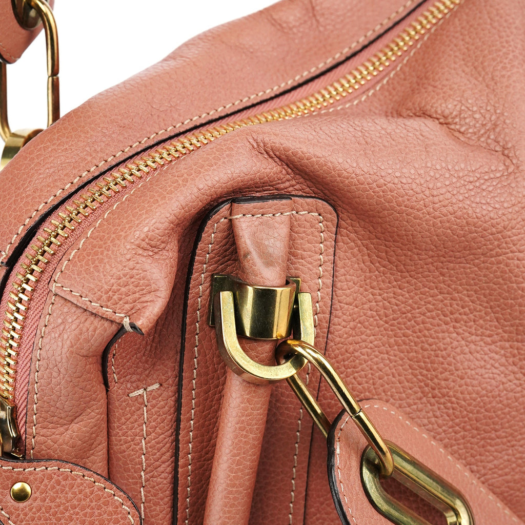 Pale Pink Leather Paraty 2-Way Bag