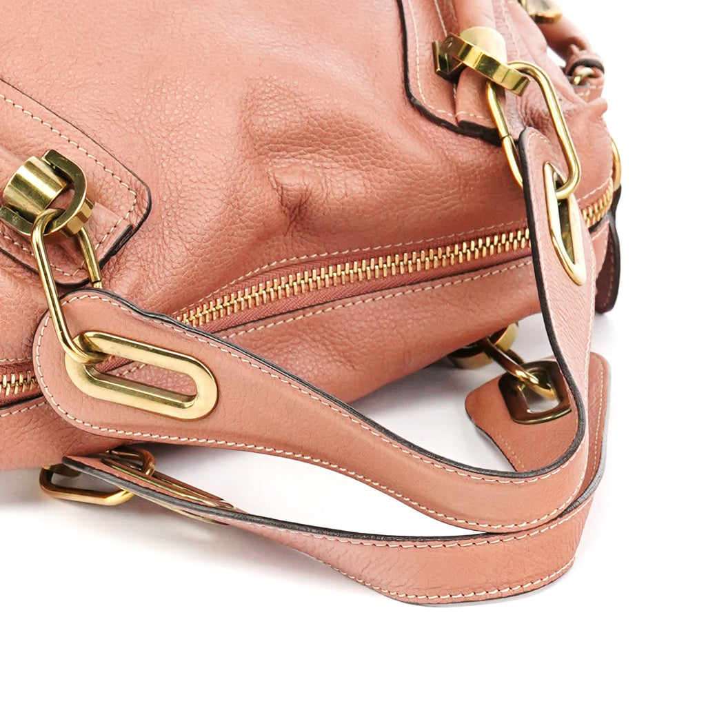 Pale Pink Leather Paraty 2-Way Bag