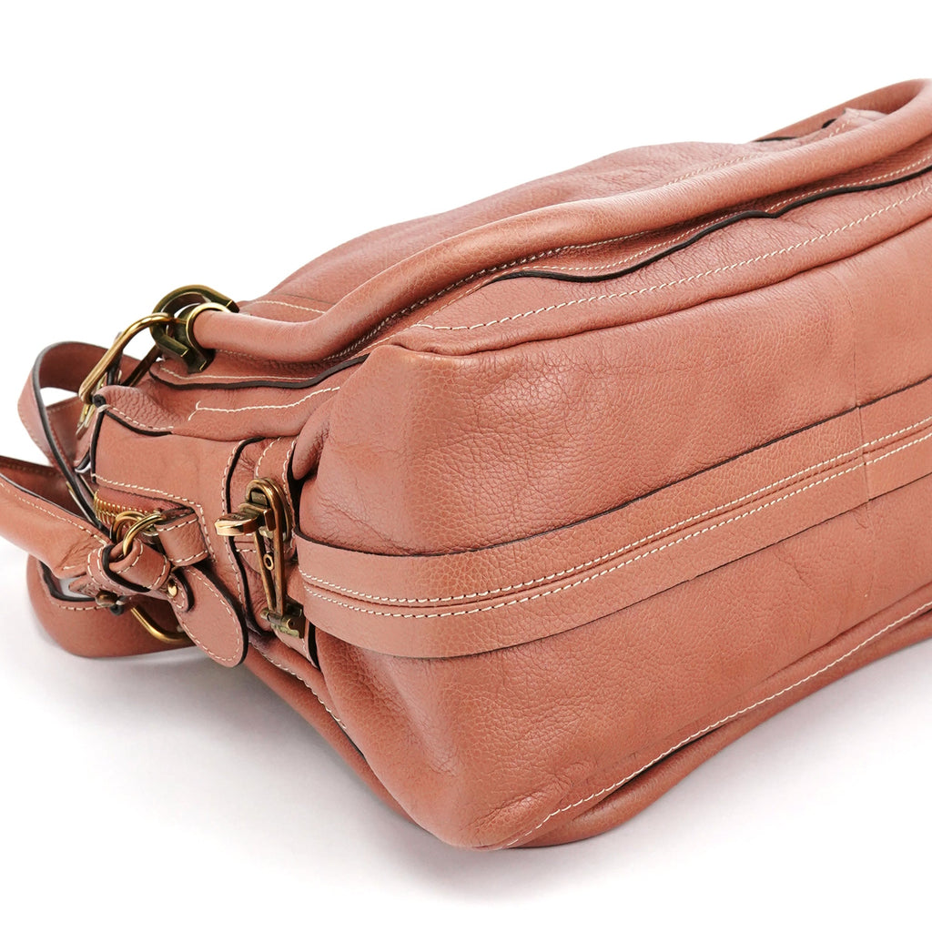 Pale Pink Leather Paraty 2-Way Bag