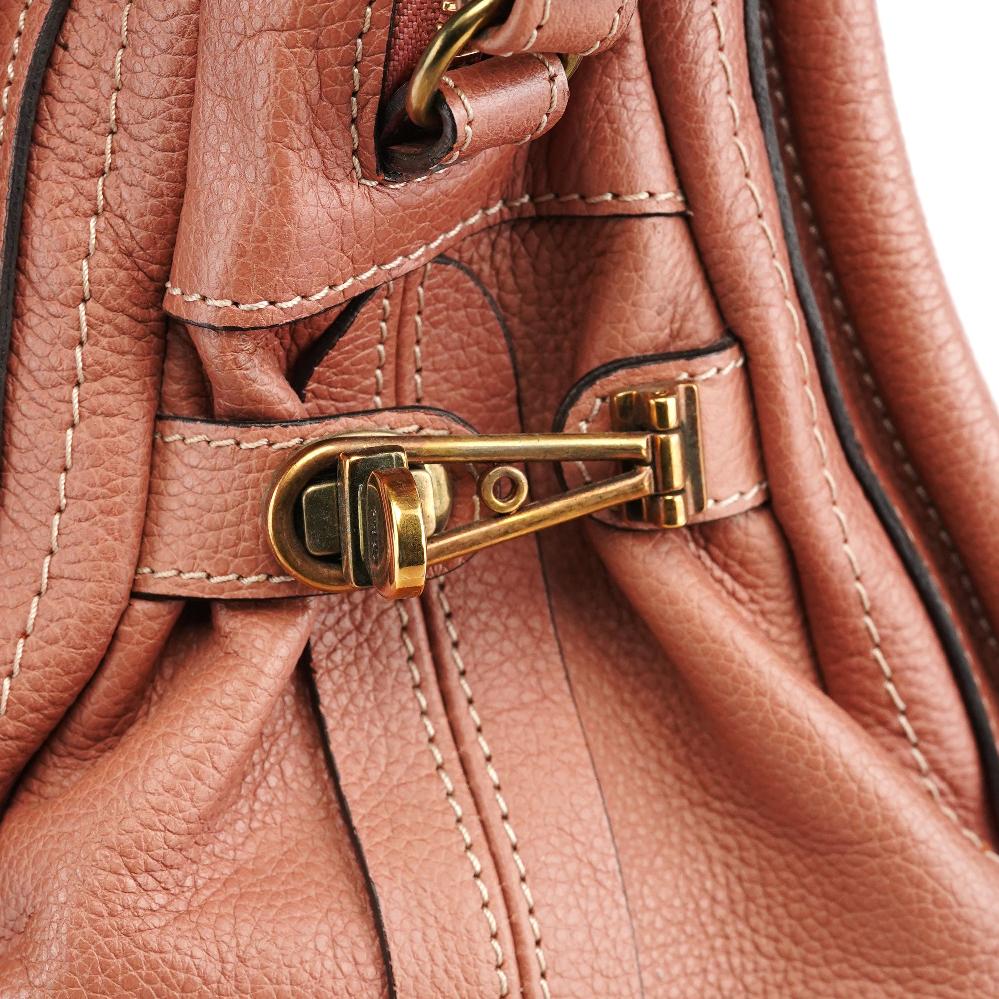 Pale Pink Leather Paraty 2-Way Bag