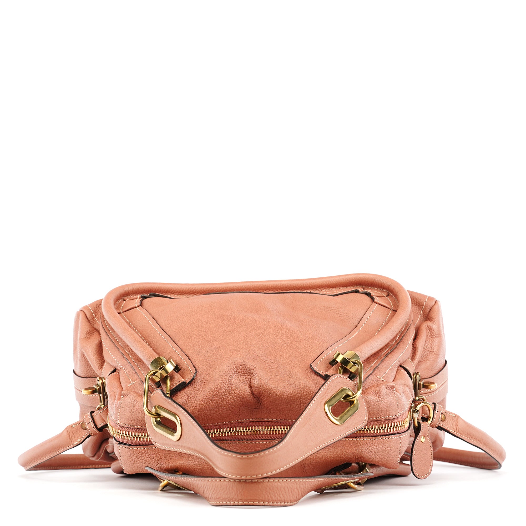 Pale Pink Leather Paraty 2-Way Bag