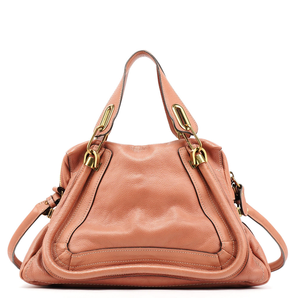 Pale Pink Leather Paraty 2-Way Bag