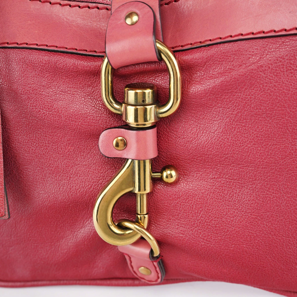 Pink Lambskin Kerala Shoulder Bag