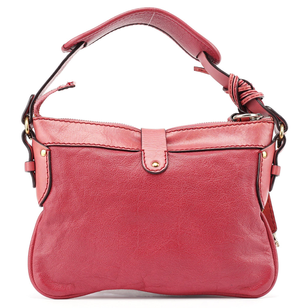 Pink Lambskin Kerala Shoulder Bag
