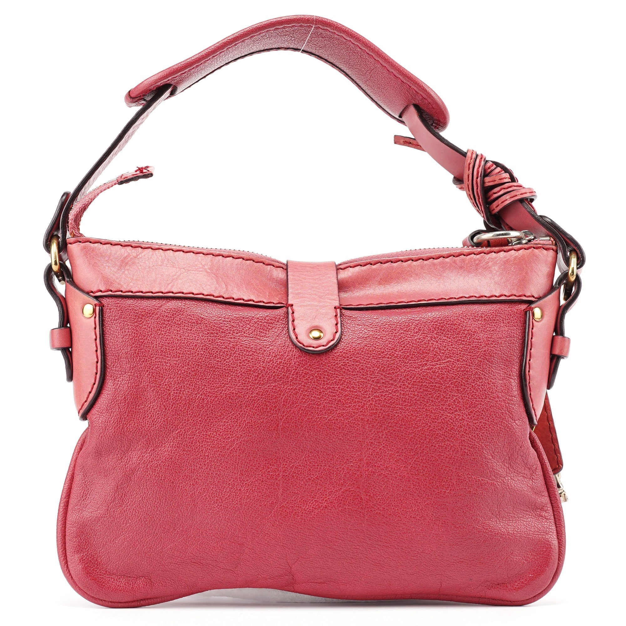 Pink Lambskin Kerala Shoulder Bag