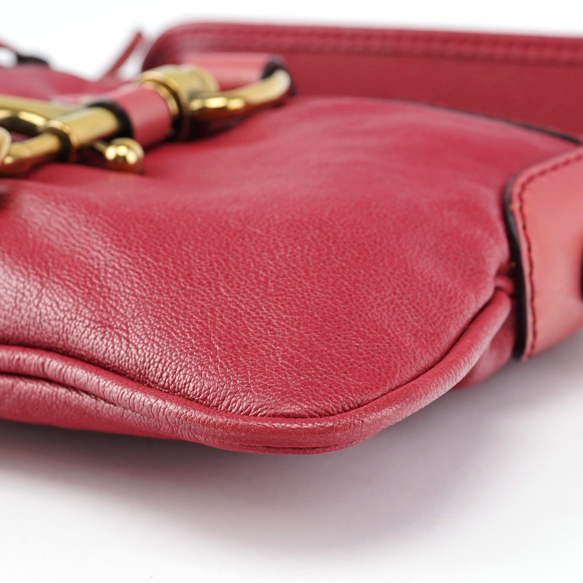 Pink Lambskin Kerala Shoulder Bag