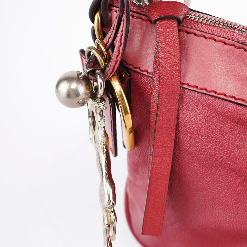 Pink Lambskin Kerala Shoulder Bag