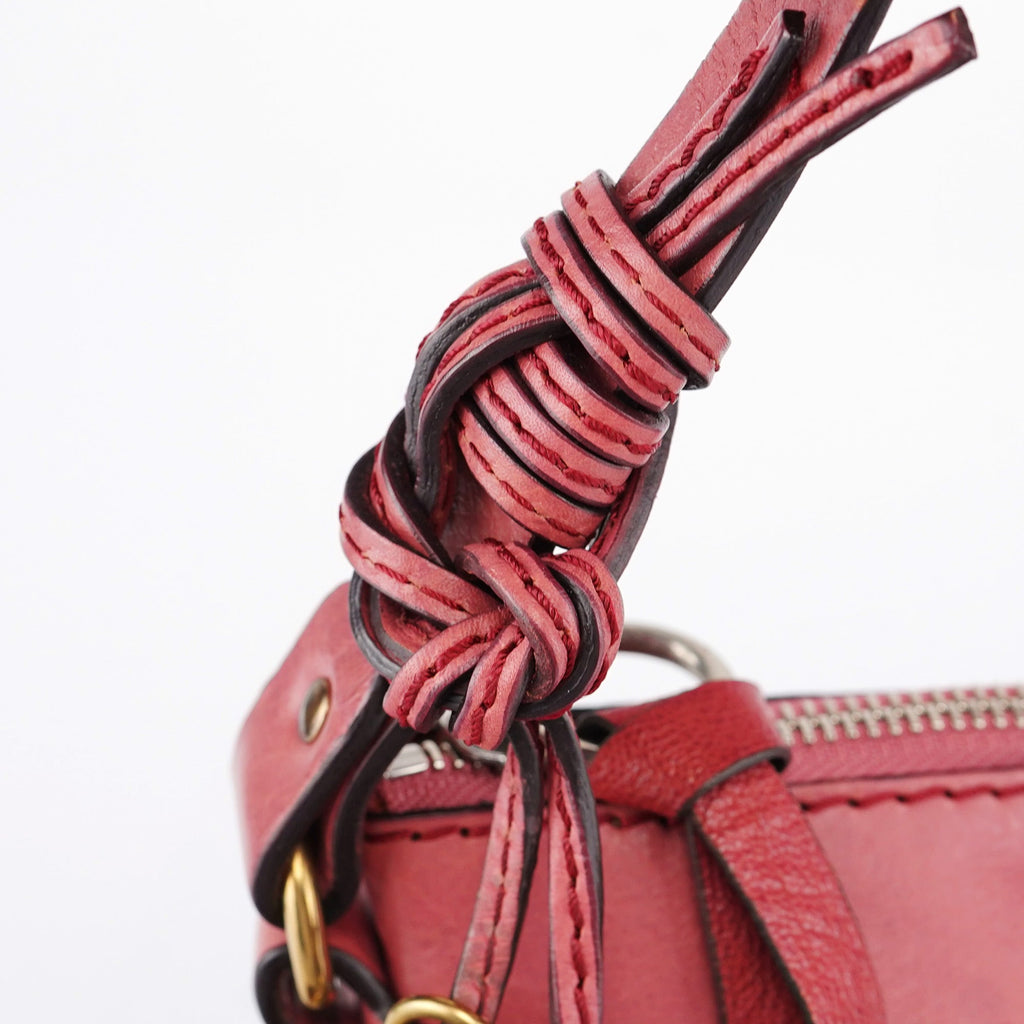Pink Lambskin Kerala Shoulder Bag