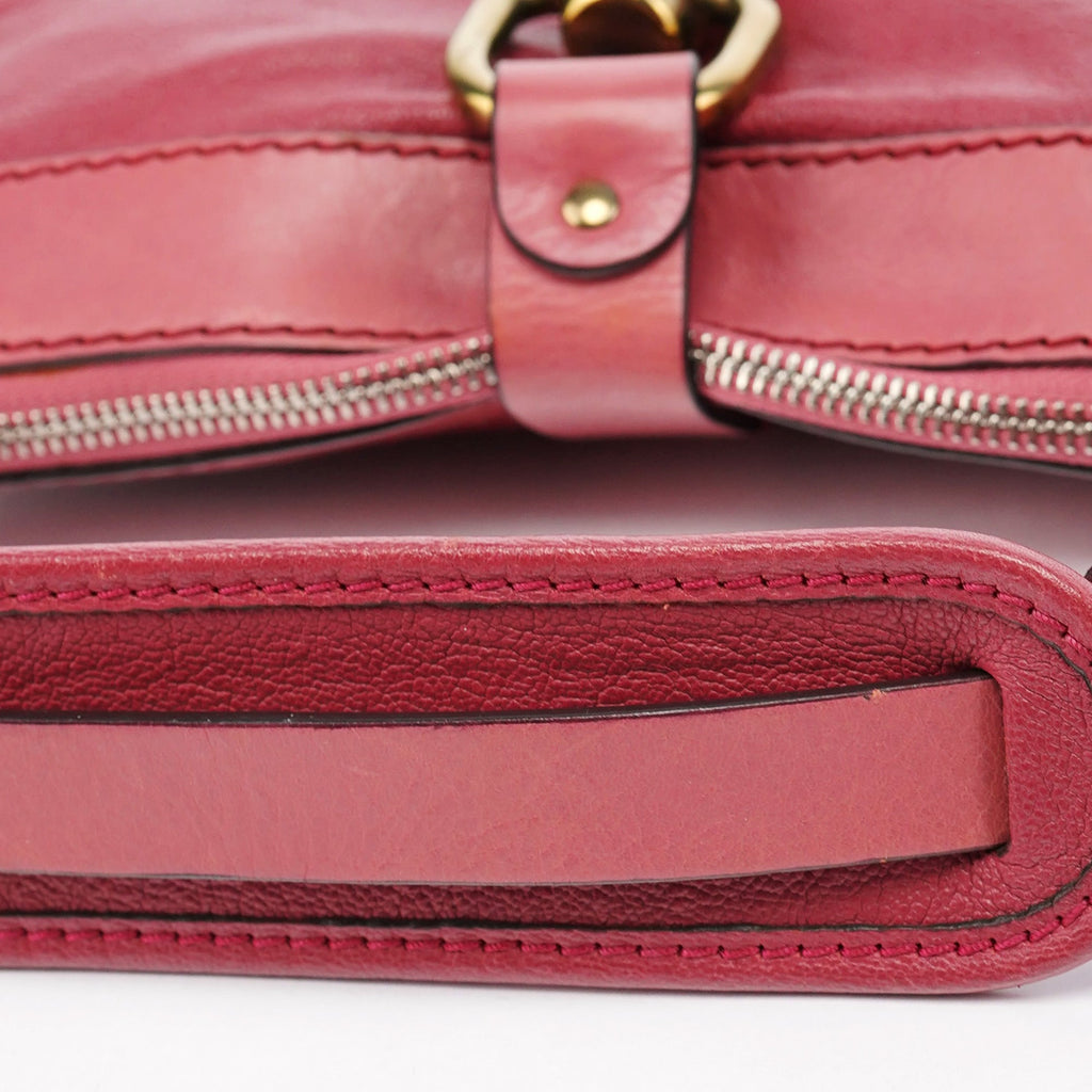 Pink Lambskin Kerala Shoulder Bag