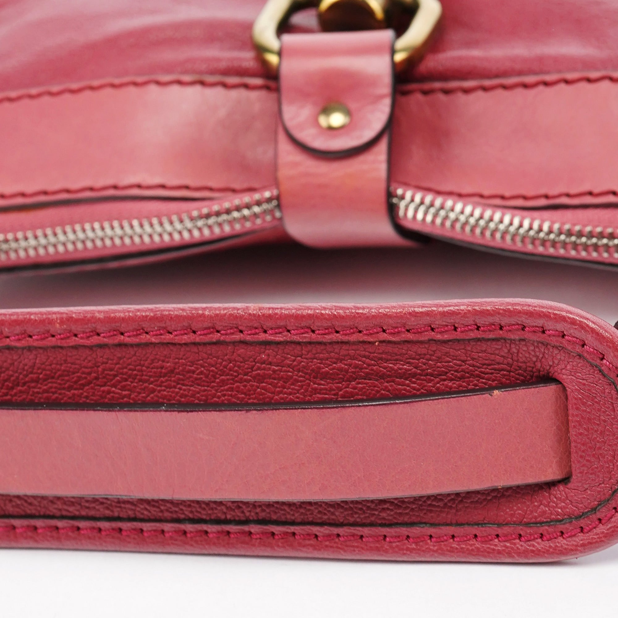 Pink Lambskin Kerala Shoulder Bag