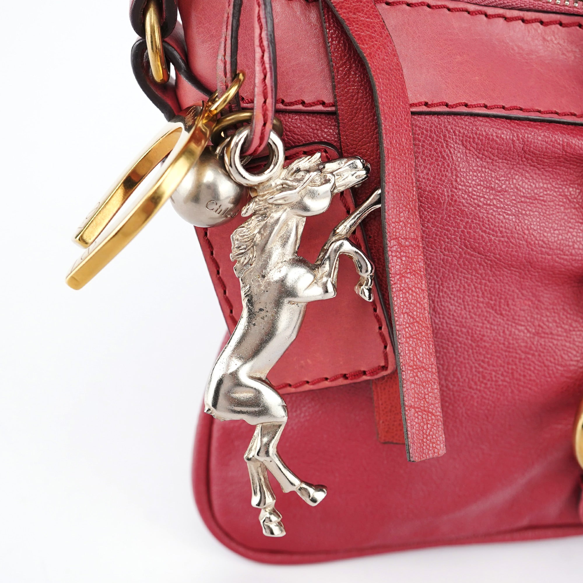 Pink Lambskin Kerala Shoulder Bag