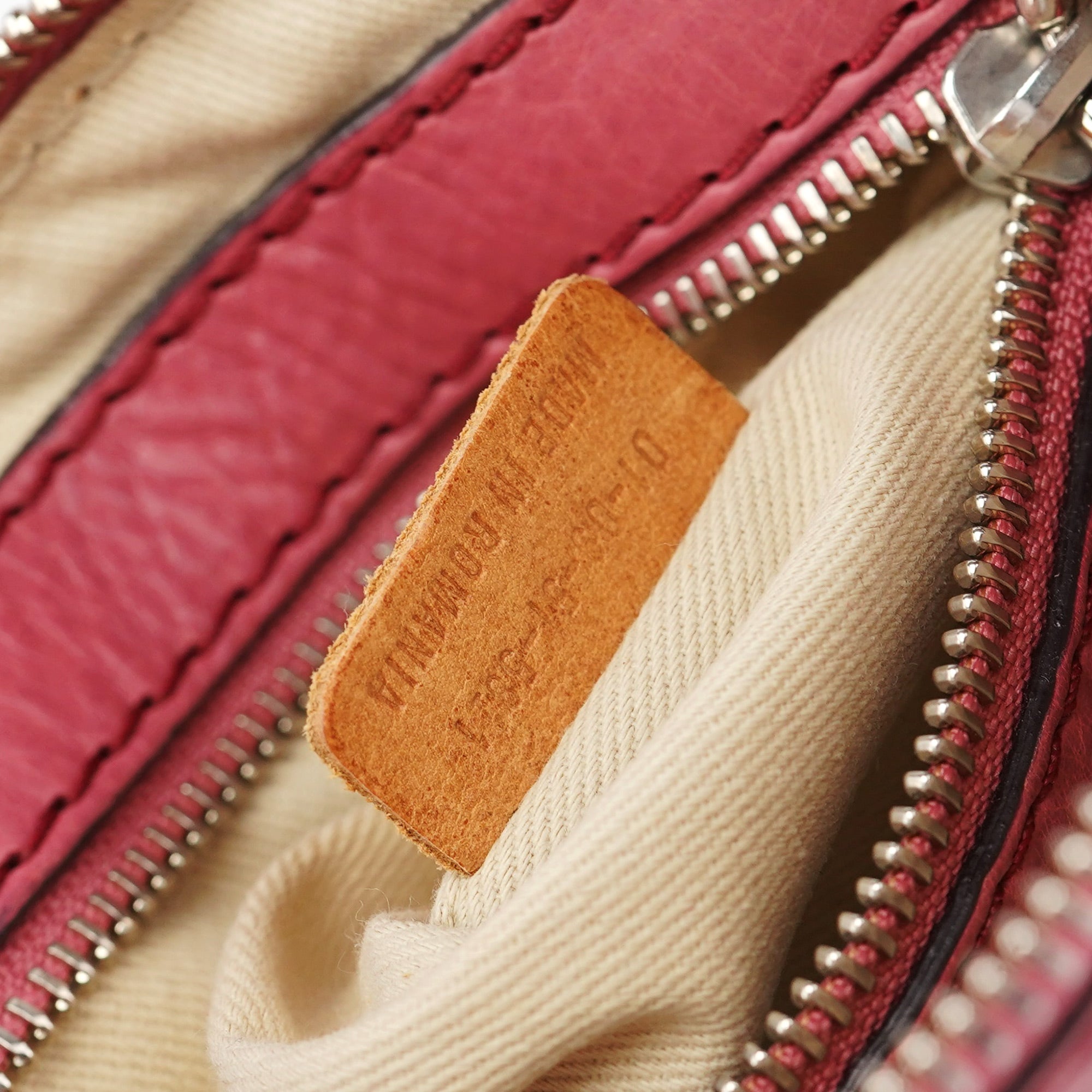 Pink Lambskin Kerala Shoulder Bag