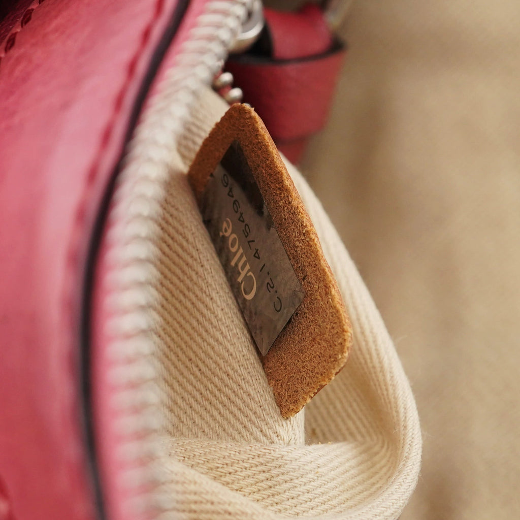 Pink Lambskin Kerala Shoulder Bag