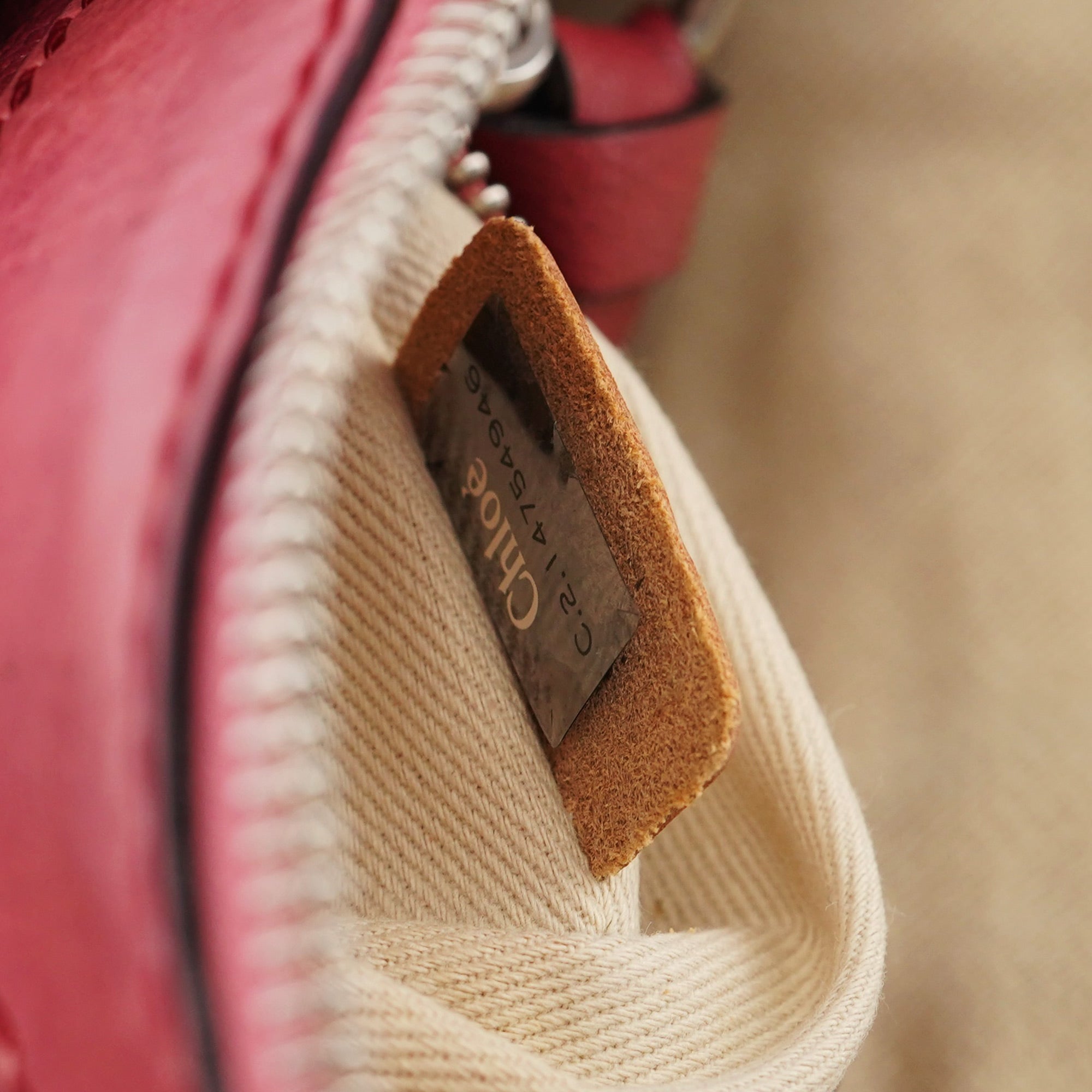 Pink Lambskin Kerala Shoulder Bag