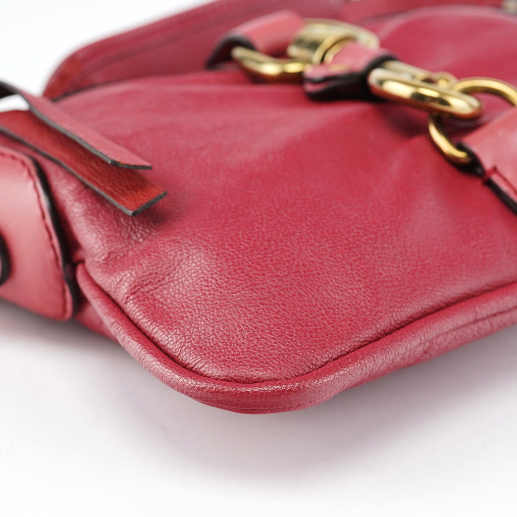 Pink Lambskin Kerala Shoulder Bag
