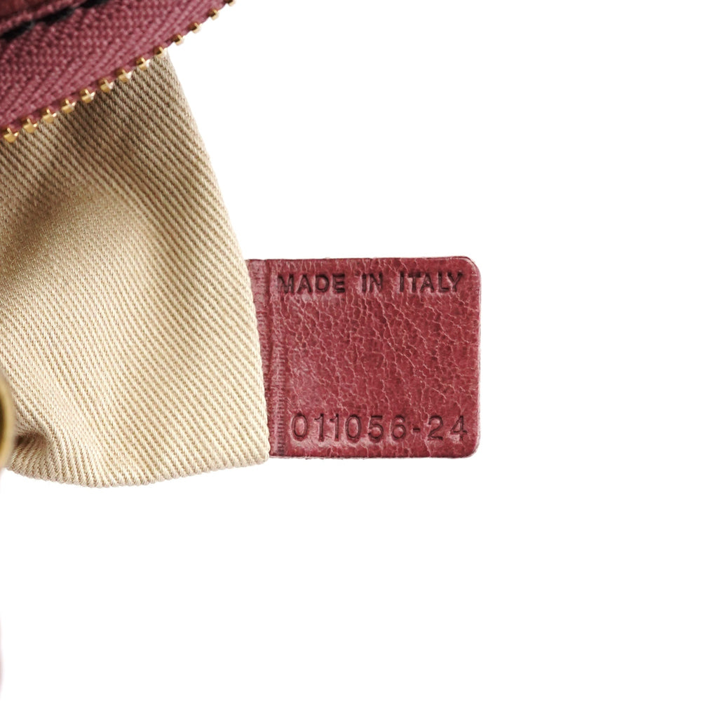 Pink Leather Heloise Tote Bag