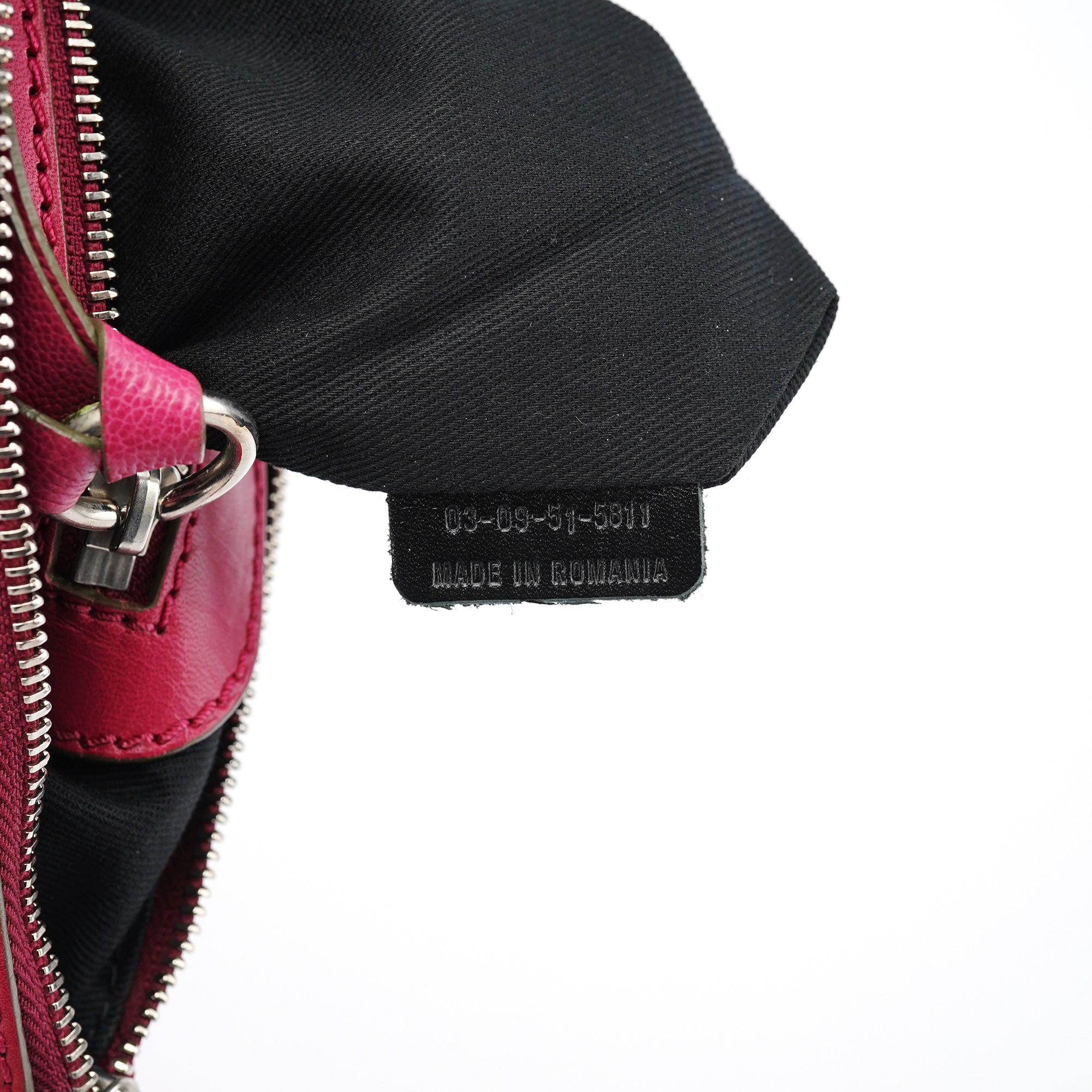 Pink Leather Kerala Shoulder Bag