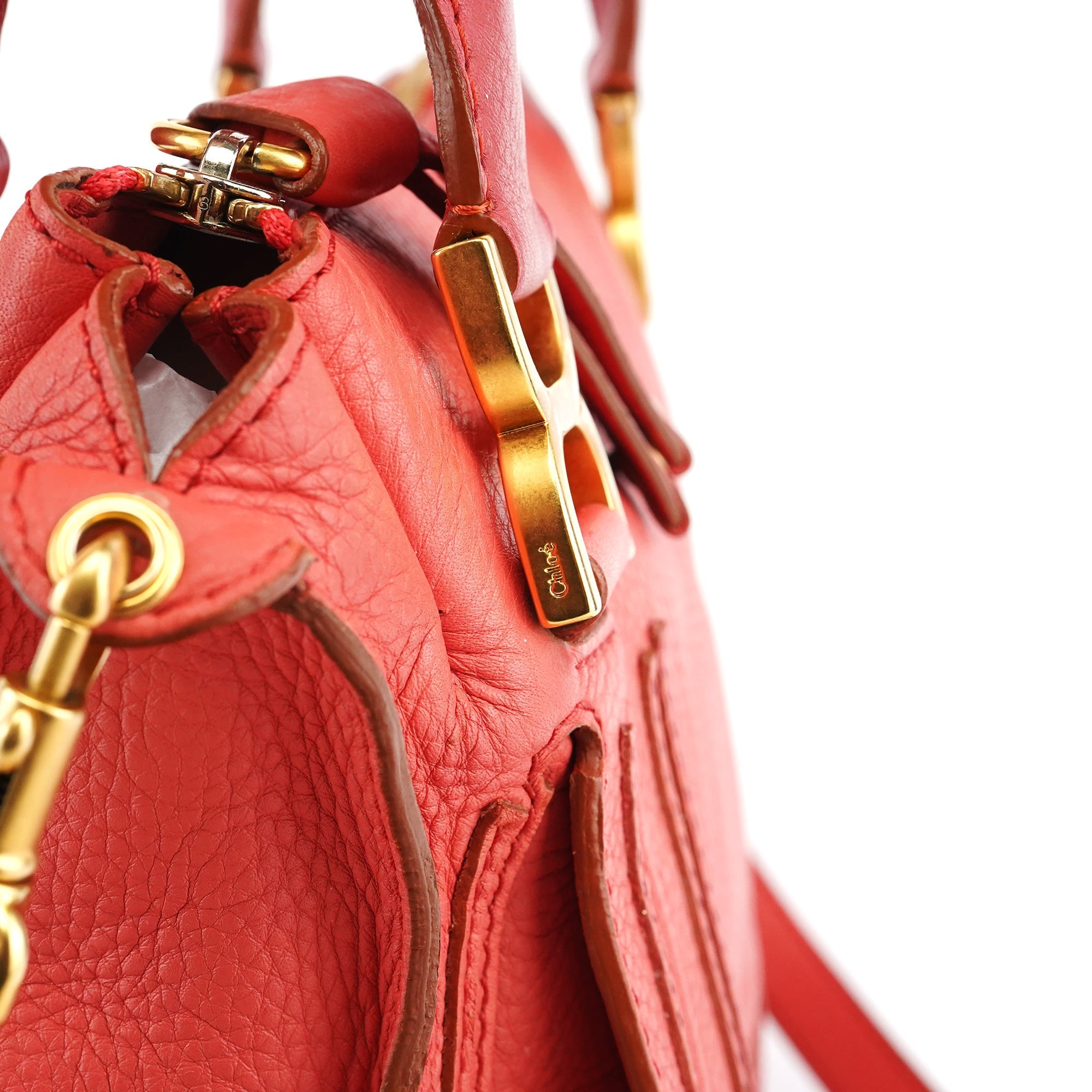 Hot Pink Leather Marcie 2-Way Bag