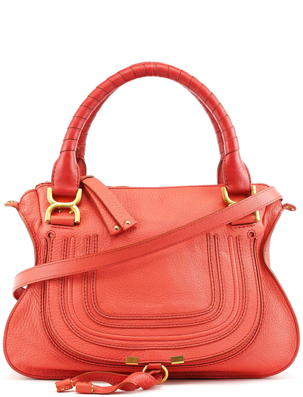 Hot Pink Leather Marcie 2-Way Bag