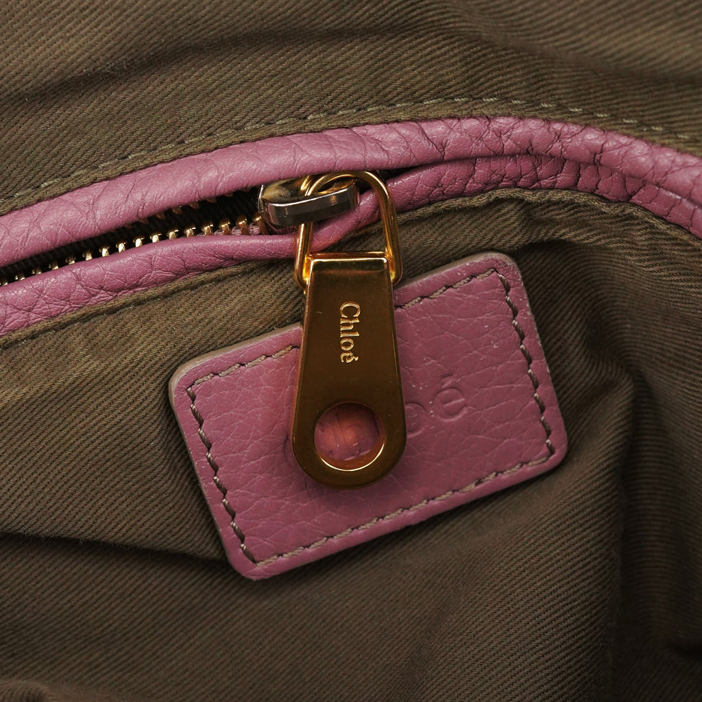 Pink Leather Marcie 2-Way Bag