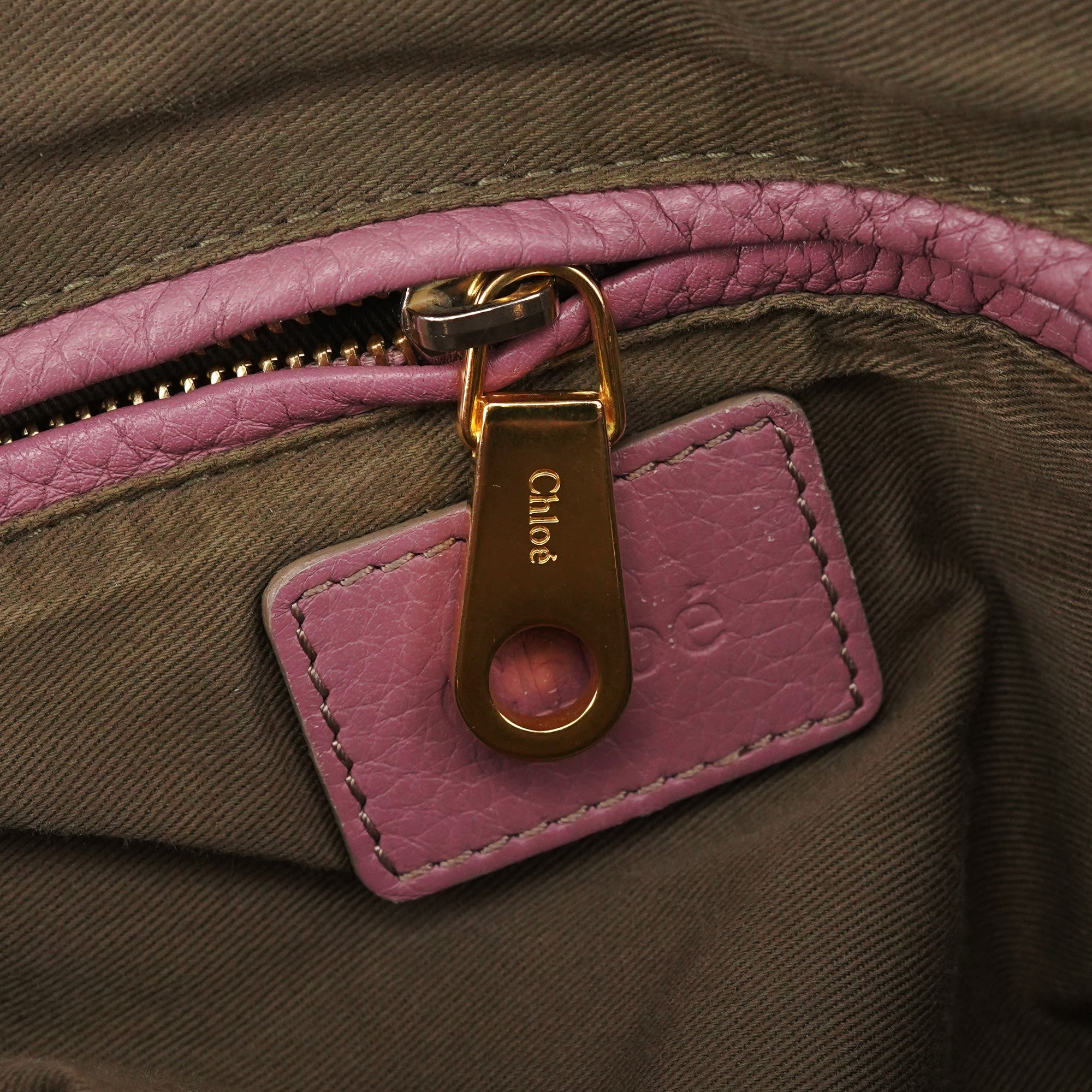Pink Leather Marcie 2-Way Bag
