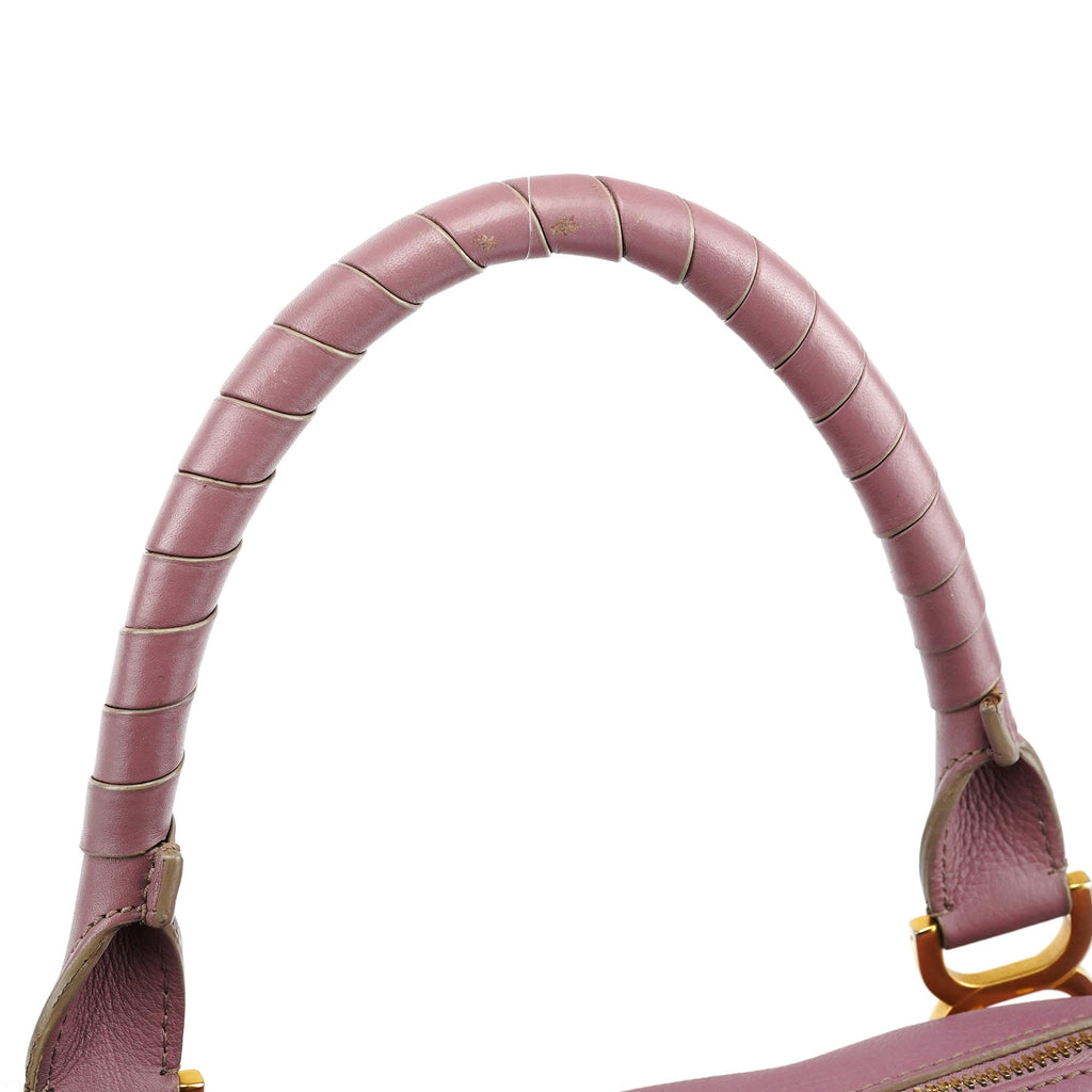 Pink Leather Marcie 2-Way Bag