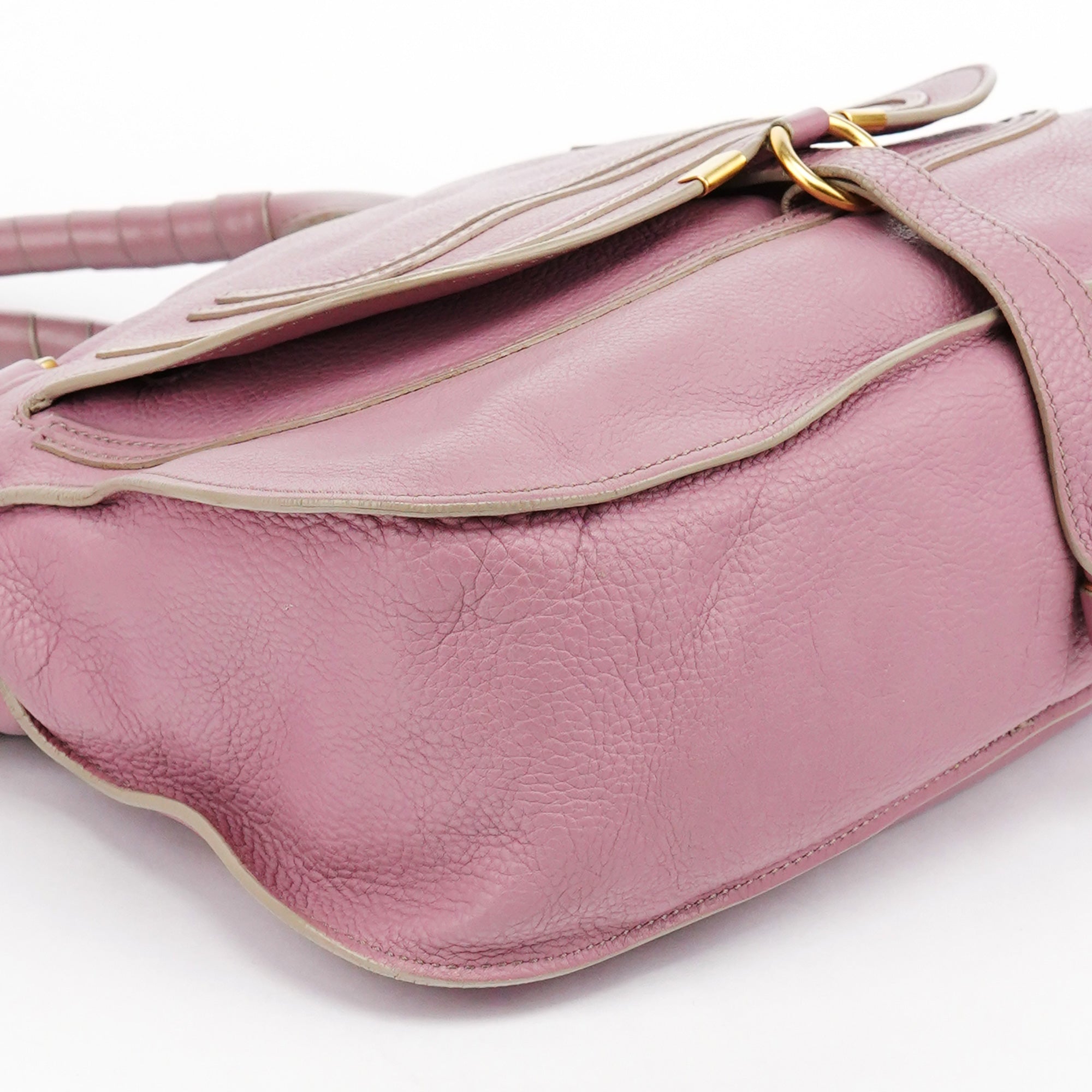 Pink Leather Marcie 2-Way Bag