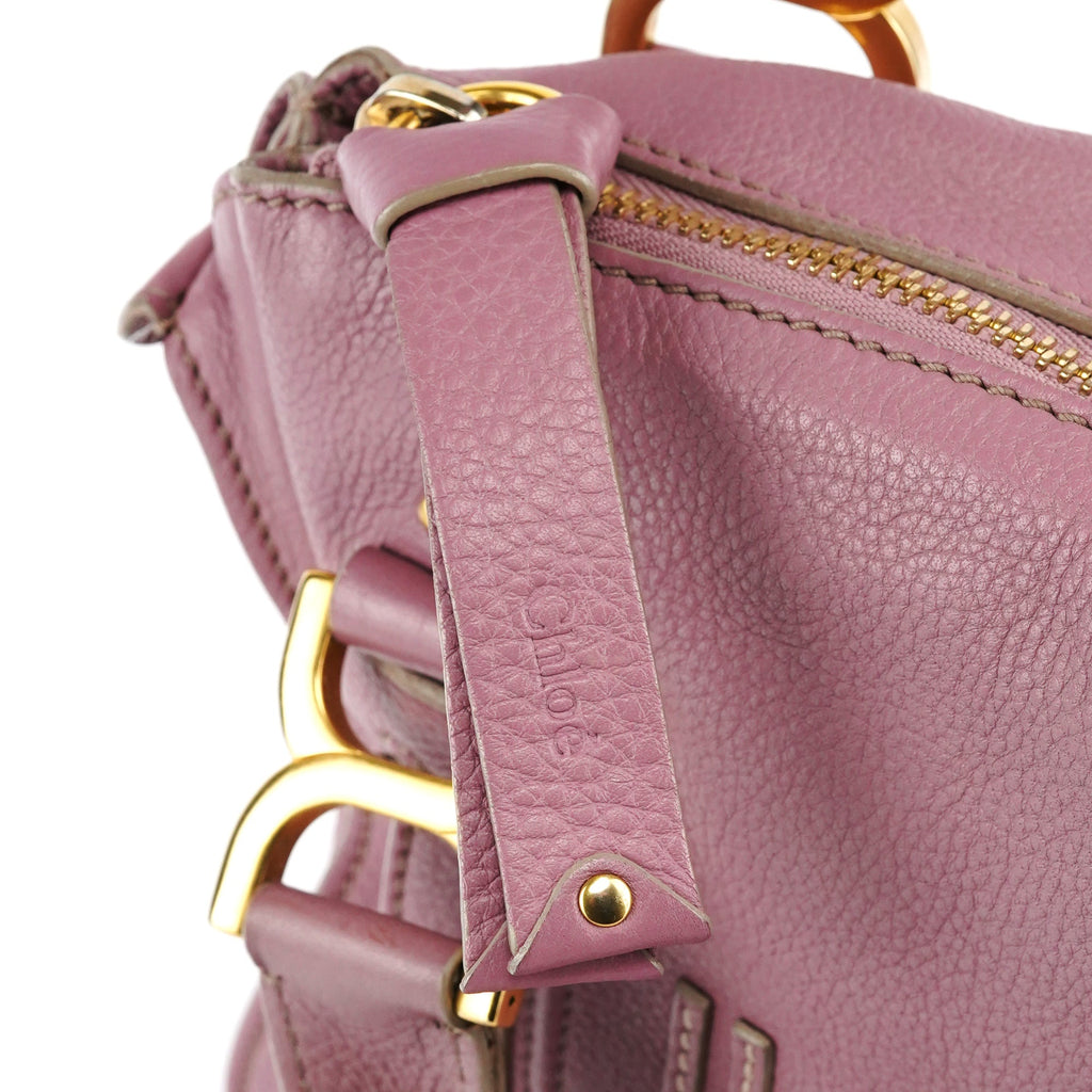 Pink Leather Marcie 2-Way Bag