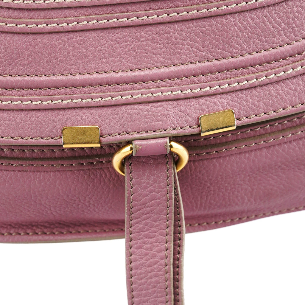 Pink Leather Marcie 2-Way Bag