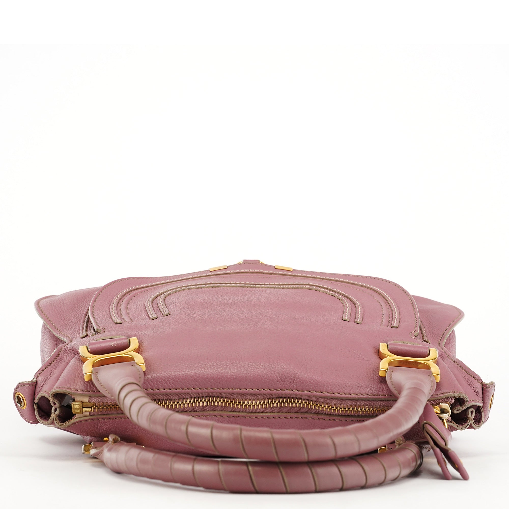 Pink Leather Marcie 2-Way Bag