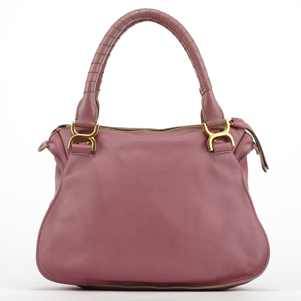 Pink Leather Marcie 2-Way Bag