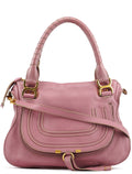 Pink Leather Marcie 2-Way Bag