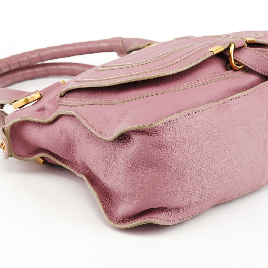 Pink Leather Marcie 2-Way Shoulder Bag
