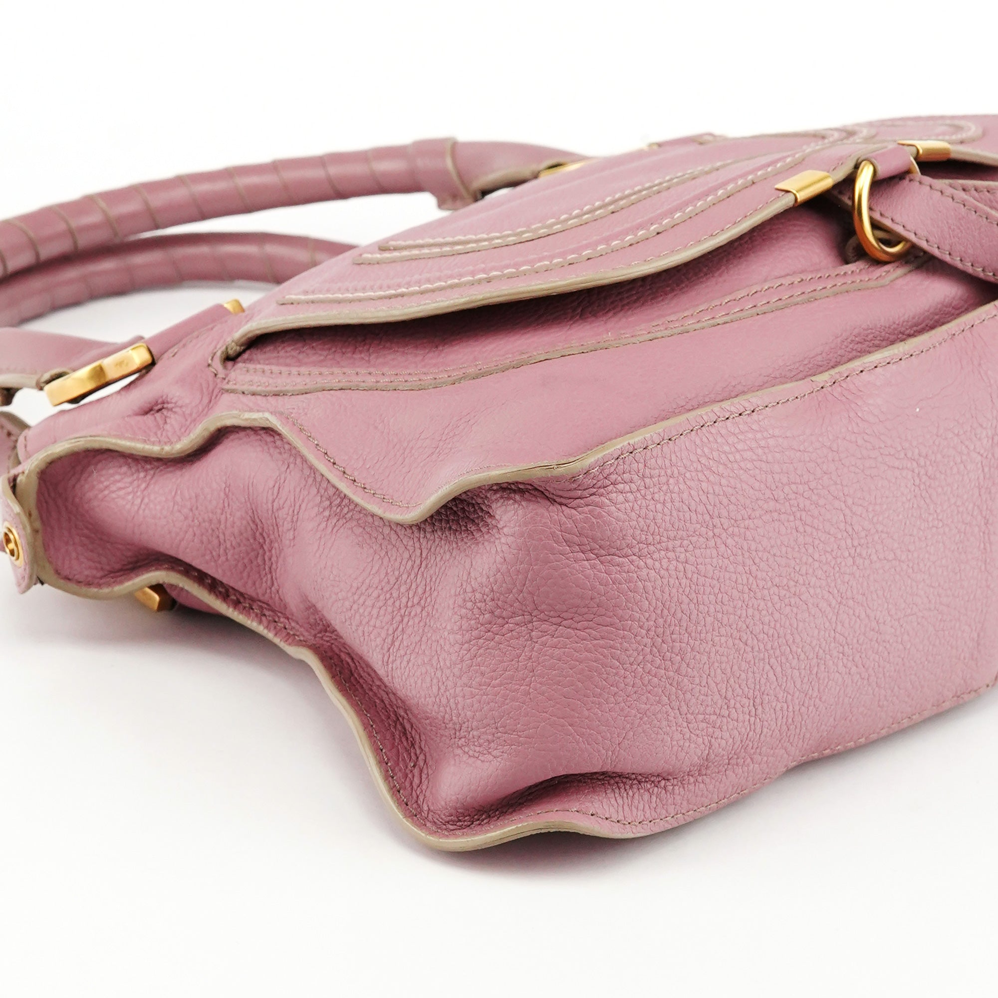 Pink Leather Marcie 2-Way Shoulder Bag
