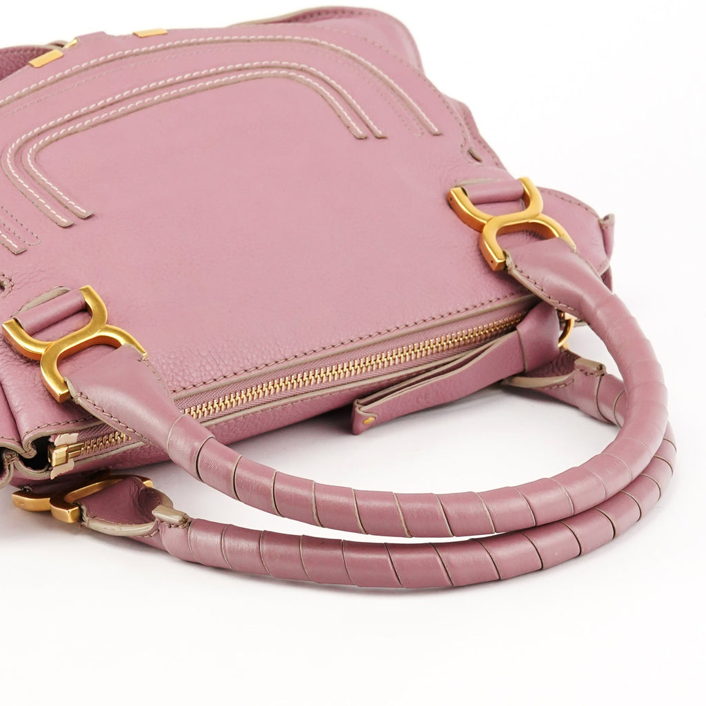 Pink Leather Marcie 2-Way Shoulder Bag