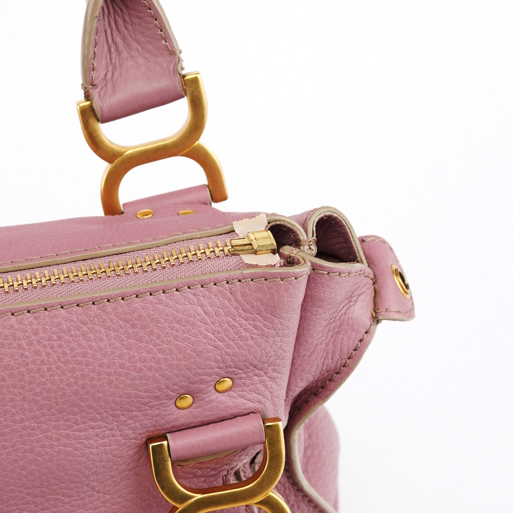 Pink Leather Marcie 2-Way Shoulder Bag