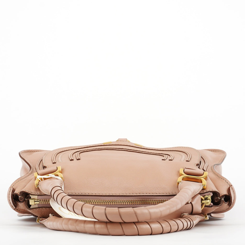 Soft Pink Leather Marcie Shoulder Bag