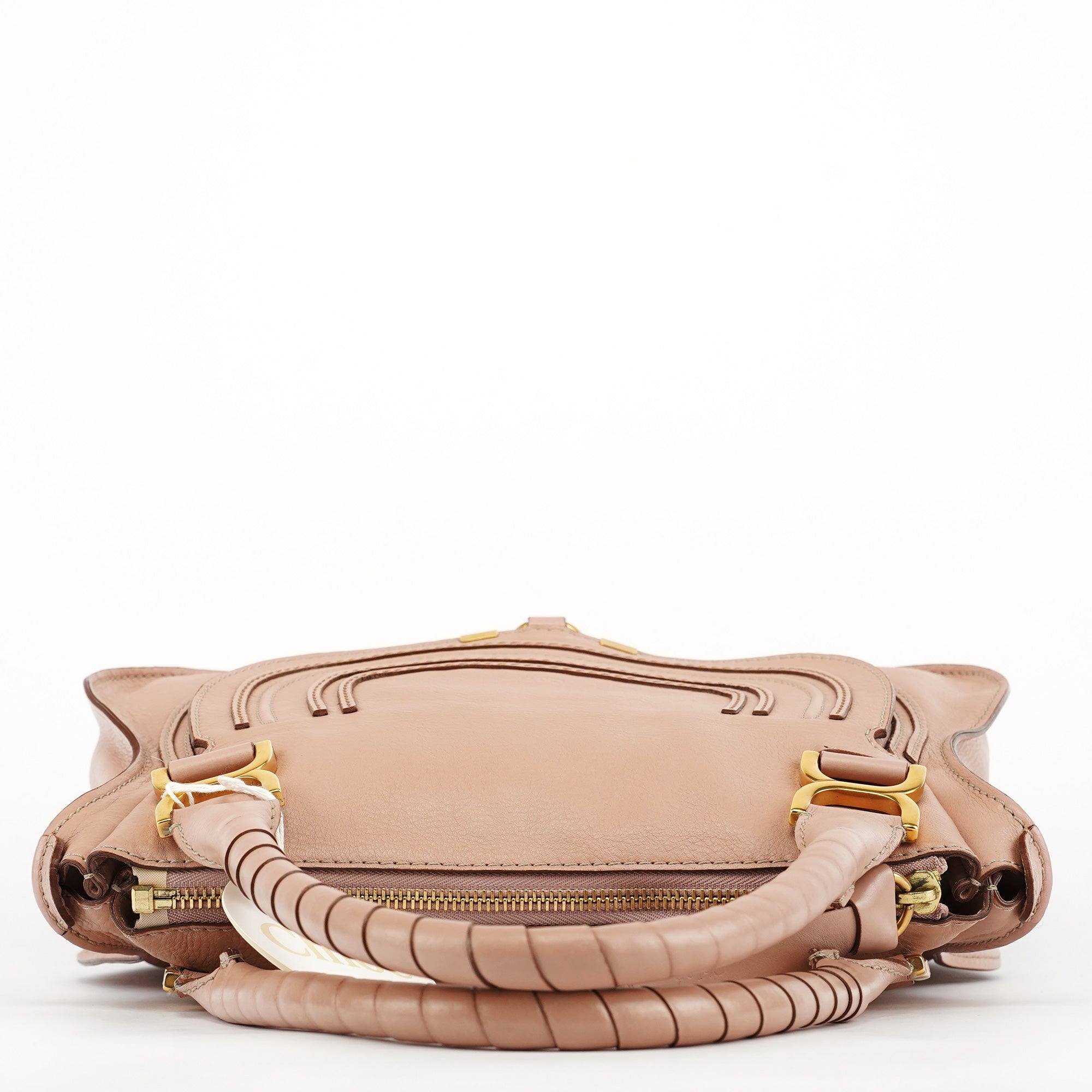 Soft Pink Leather Marcie Shoulder Bag