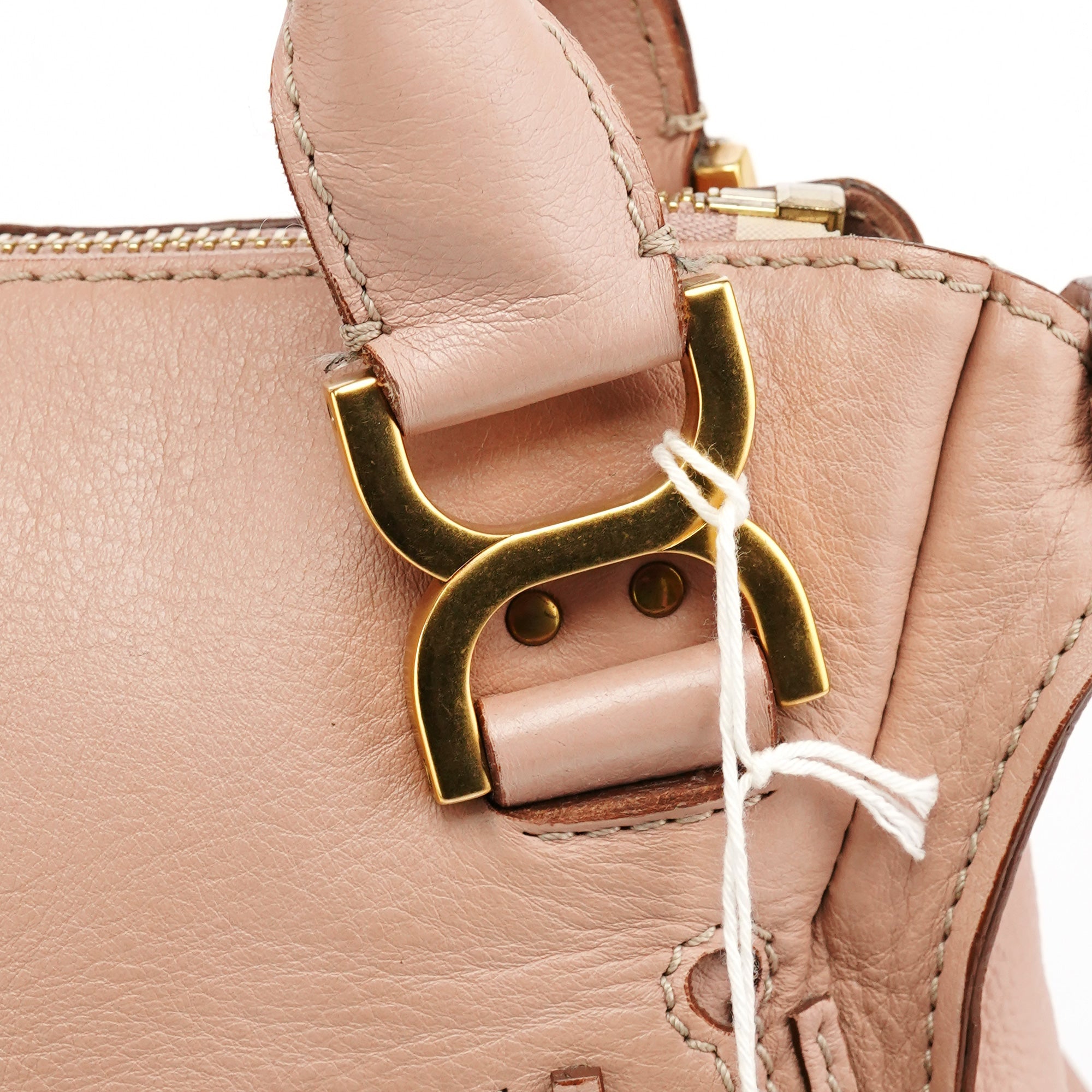 Soft Pink Leather Marcie Shoulder Bag