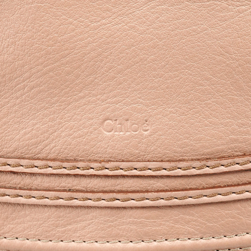 Soft Pink Leather Marcie Shoulder Bag