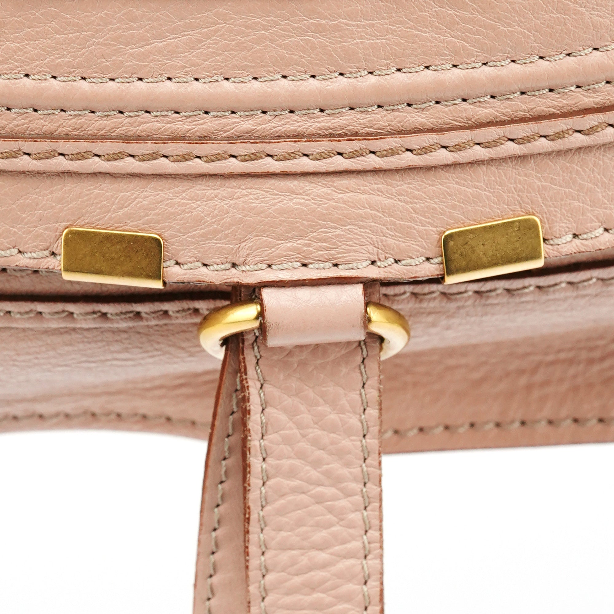 Soft Pink Leather Marcie Shoulder Bag