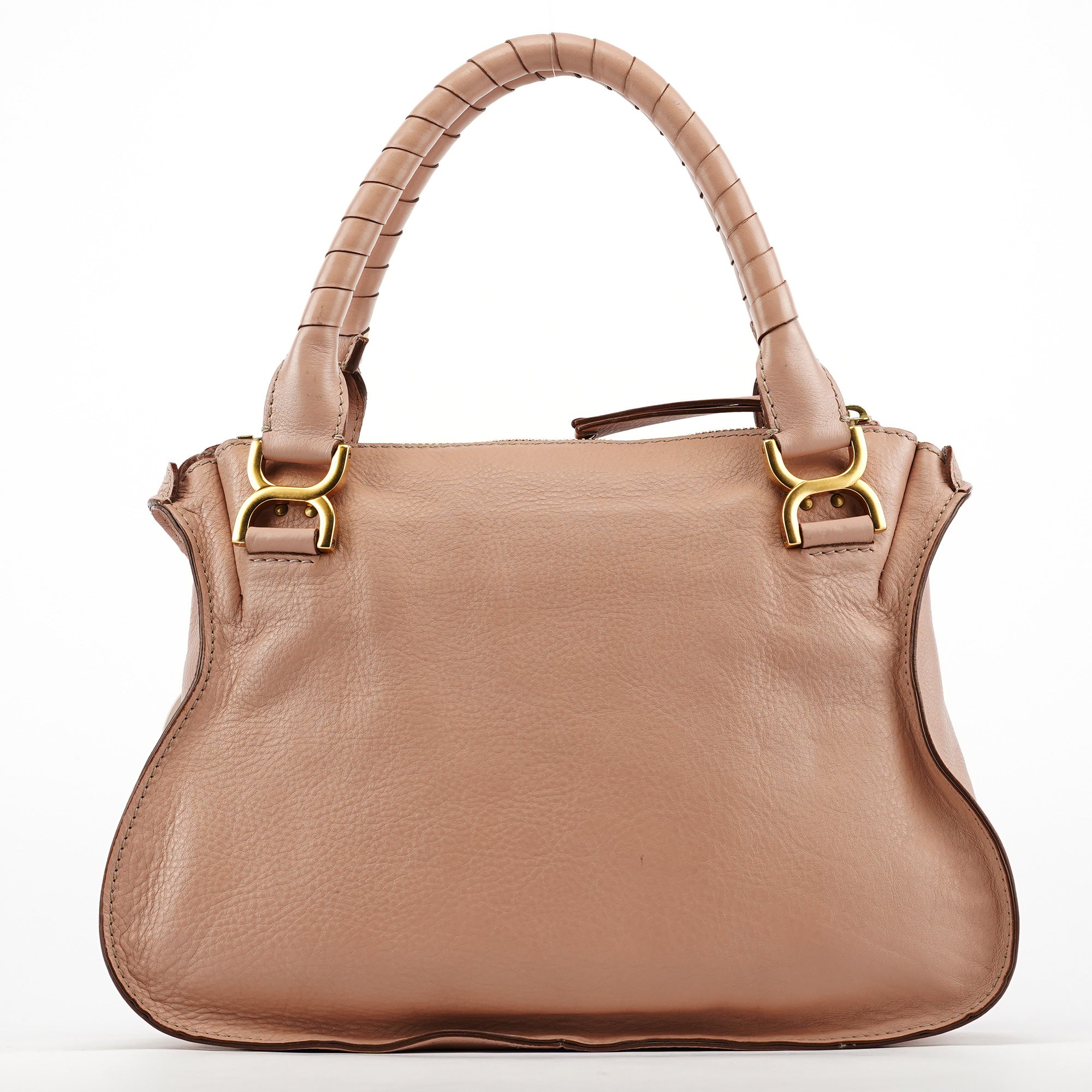 Soft Pink Leather Marcie Shoulder Bag