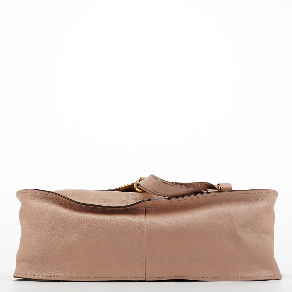 Soft Pink Leather Marcie Shoulder Bag