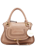 Soft Pink Leather Marcie Shoulder Bag