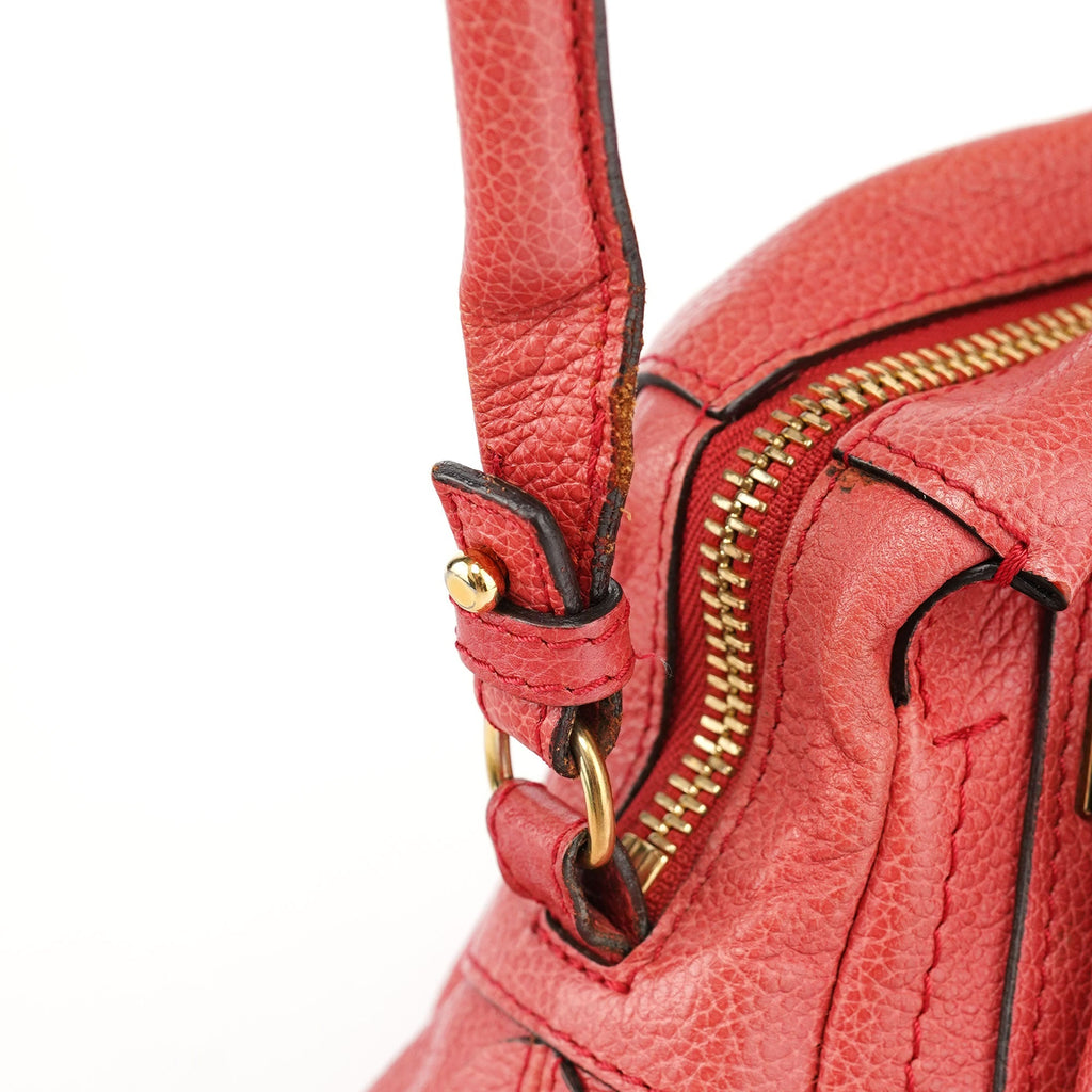 Pink Leather Paraty 2-Way Shoulder Bag