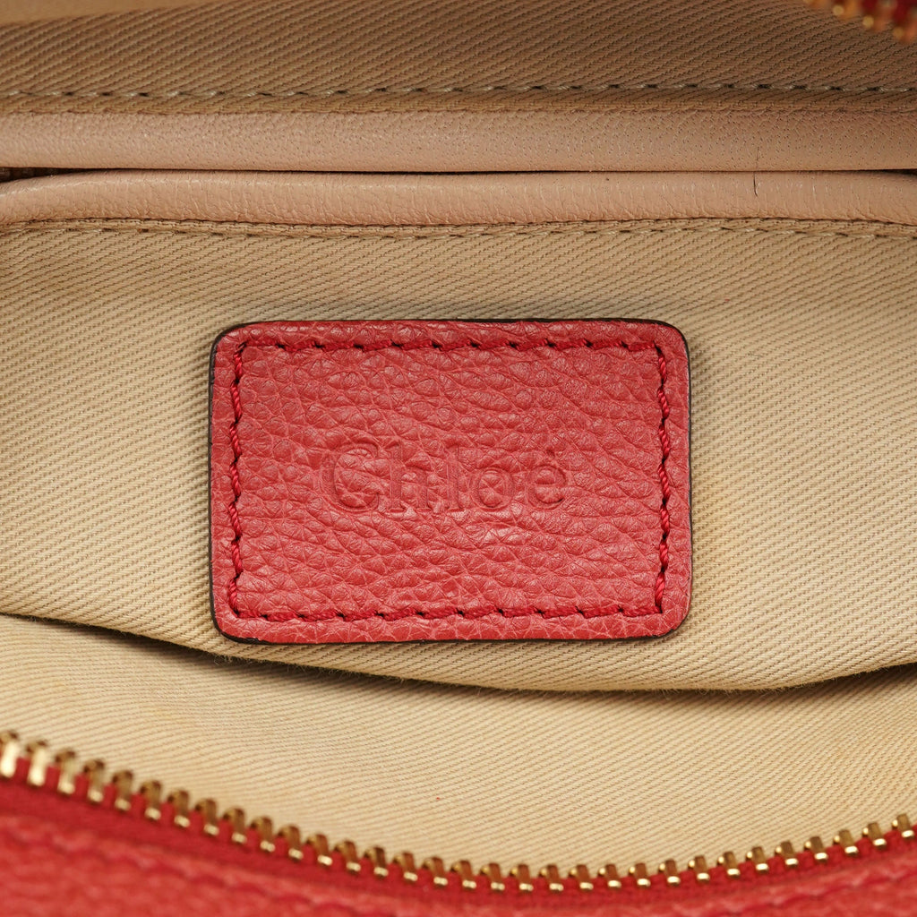 Pink Leather Paraty 2-Way Shoulder Bag